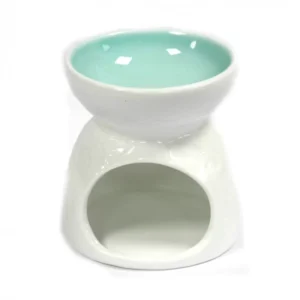 Klasyczny biały kominek zapachowy — Kwiat