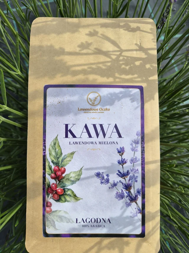 Plantacja lawendy Lawendowe Oczko – widok z drona